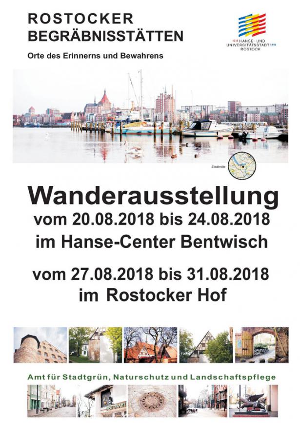 Wanderausstellung „Rostocker Begräbnisstätten – Orte des Erinnerns und Bewahrens“