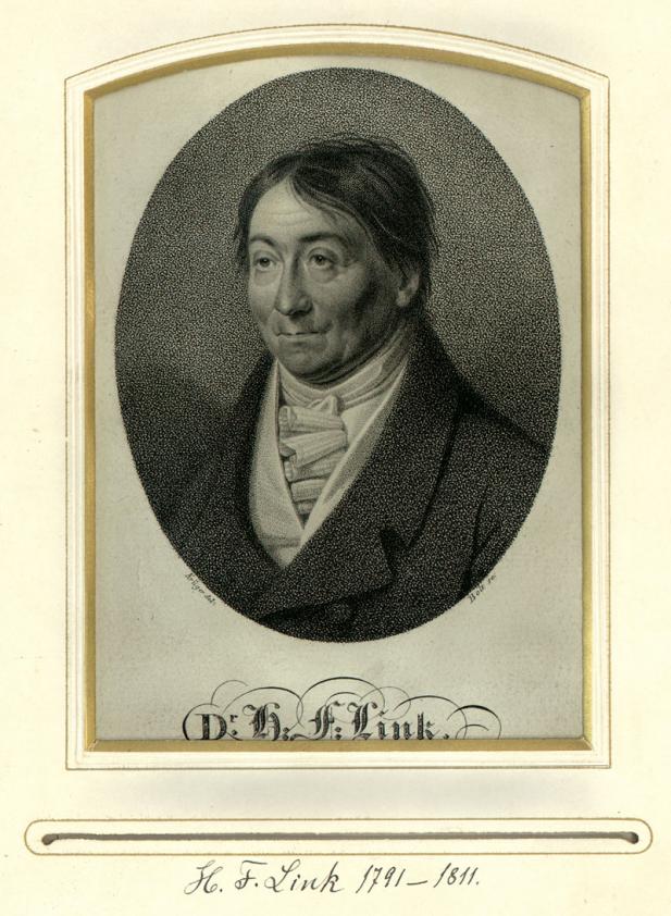 Zum 250. Geburtstag von Johann Friedrich Link 1767 bis 1851