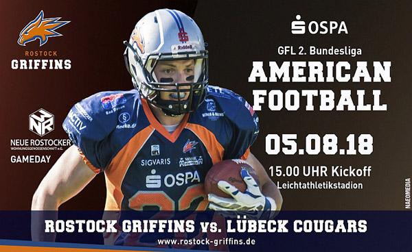 Griffins starten gegen Lübeck in die Rückrunde
