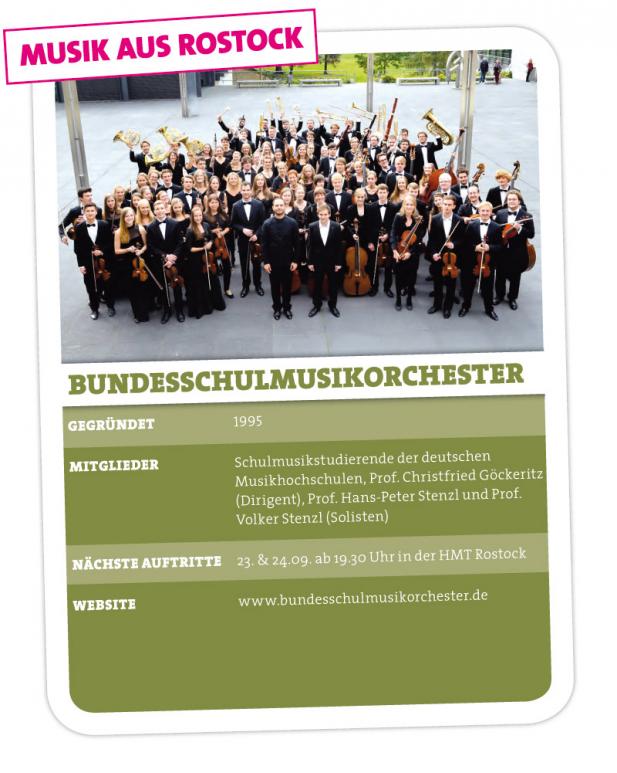 Projektphase des BundesSchulMusik-Orchesters 2016 an der HMT Rostock