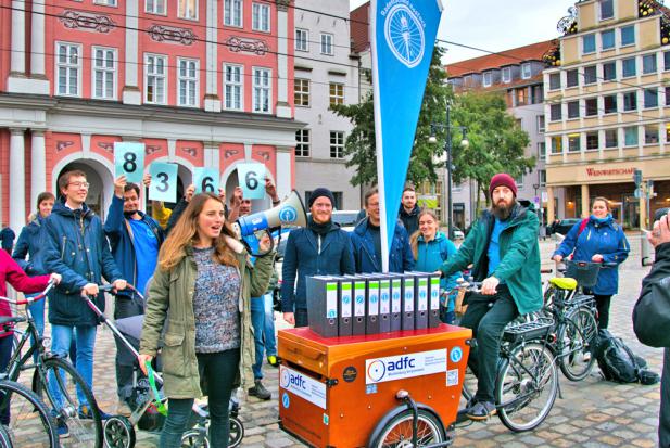 8366 Bürger fordern, dass Rostock fahrradfreundlich wird