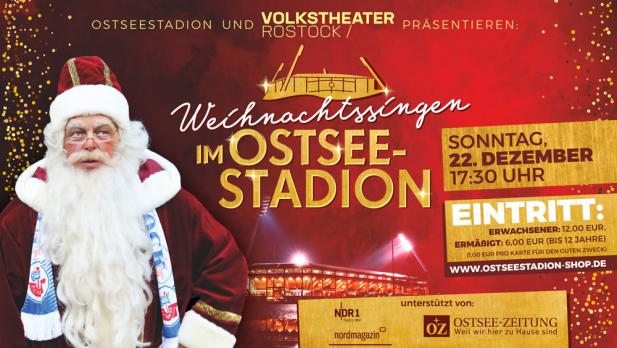 Erstmals im Ostseestadion: Gemeinsames Weihnachtssingen am 22. Dezember