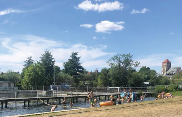 Flussbad vorerst geschlossen