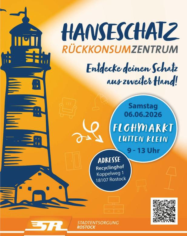 Rückkonsumzentrum „HanseSchatz“ – Nächster Flohmarkt findet am 06. Juni 2026 statt