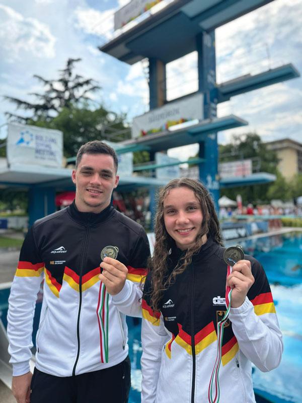 Erfolgreiches internationales Debüt für Emily Steinhagen beim International Diving Meet in Bozen