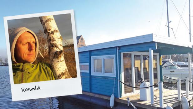 Er hat ein knall…blaues Sauna-Boot 