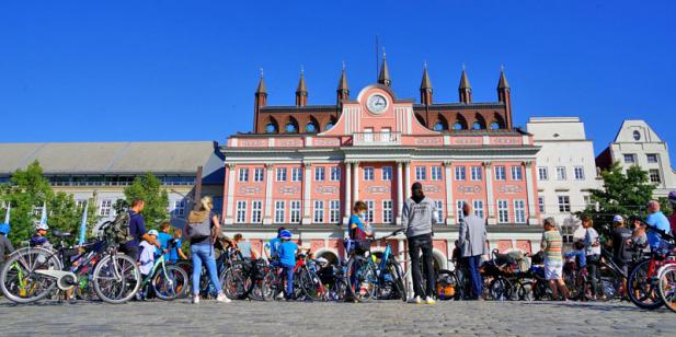 Die erste Kidical Mass in diesem Jahr