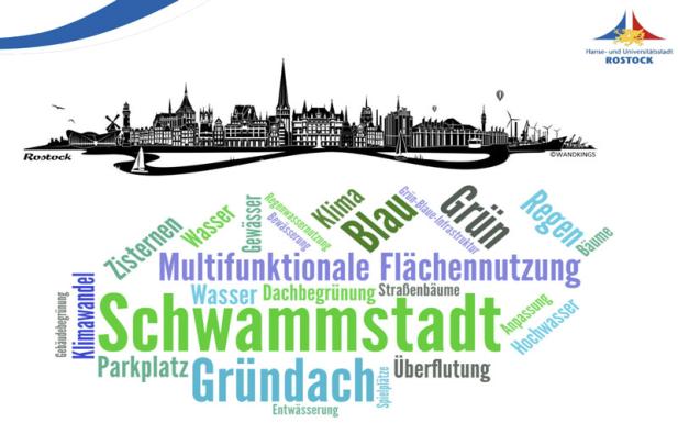 Rostock entwickelt Leitstrategie Schwammstadt 2080