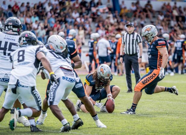 Griffins siegen auch gegen Minden am AUTOWELT-Gameday