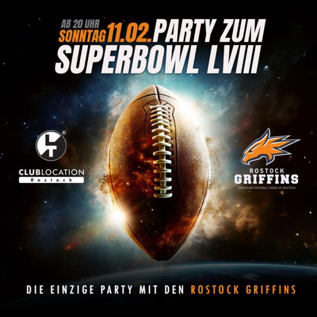 Rostock Griffins und LT-Clublocation laden zum Super Bowl-Event