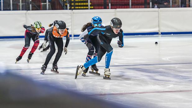 Europas Shorttracker starten in Rostock durch