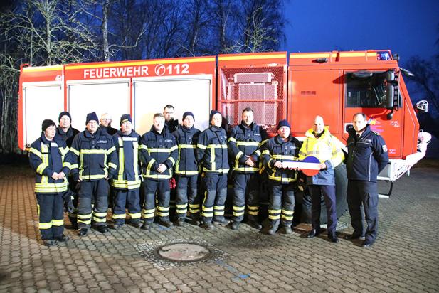 Strahlende Gesichter bei der Freiwilligen Feuerwehr Rostocker Heide