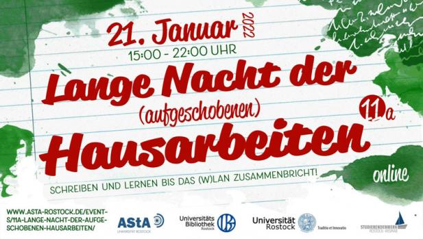 Rostock News: Lange Nacht der (aufgeschobenen) Hausarbeiten an der Uni Rostock