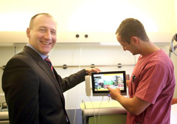 Neues Patientenentertainment am Klinikum Südstadt