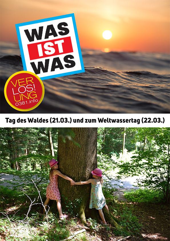 VERLOSUNG // WAS IST WAS-Bücher zum Tag des Waldes (21.03.) und zum Weltwassertag (22.03.)