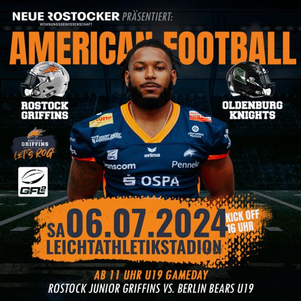 Griffins empfangen die Knights aus Oldenburg