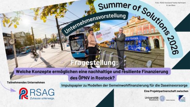 Konzept für ein Rostocker Campus-Verleihsystem für Mikromobilität wird entwickelt