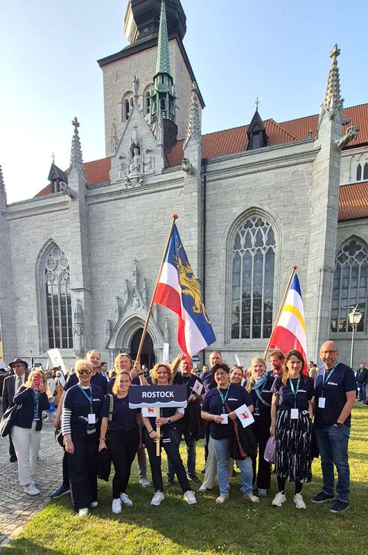 Rostocker Delegation beim 45. Internationalen Hansetag in Visby