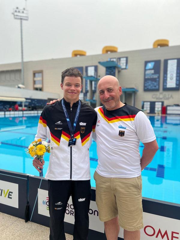 Ole Rösler gewinnt Silber bei den European Aquatics Diving Championships in Antalya