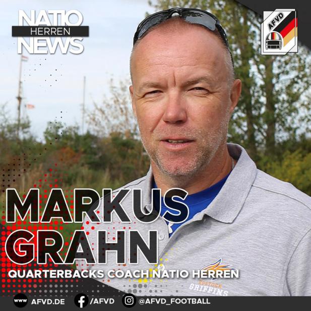 Markus Grahn trainiert die deutschen Quarterbacks