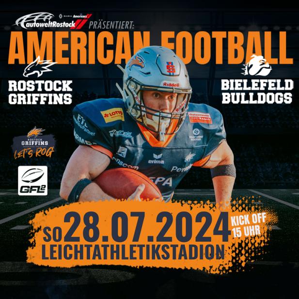 Griffins empfangen Bielefeld Bulldogs