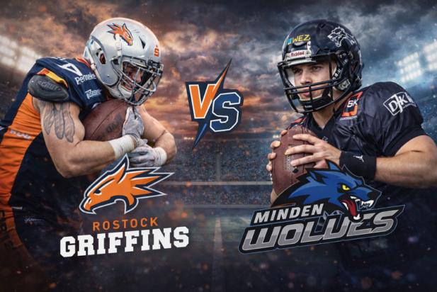 Rostock News: Game #6 – Griffins empfangen die Minden Wolves am AUTOWELT-Gameday