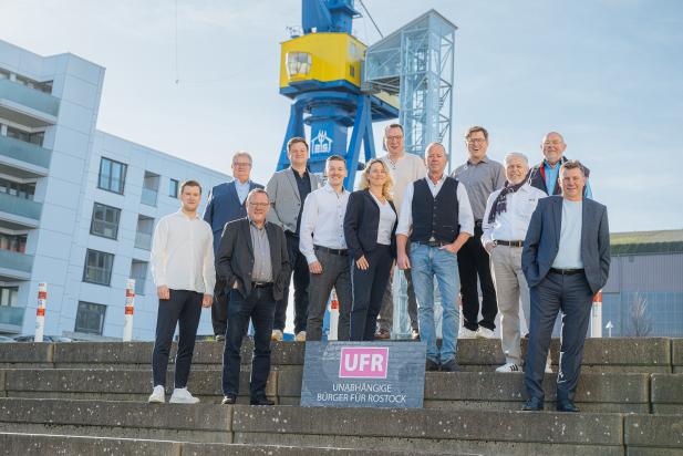 UFR - Unabhängige Bürger für Rostock - stellen Ihre Kandidaten für die Bürgerschaftswahl 09.06.2024 vor